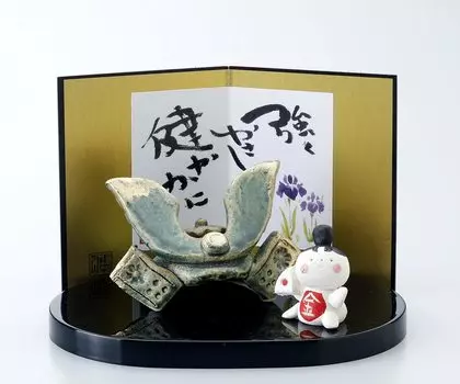 Майский фестиваль кукол Майский кукольный шлем и Генкидо [Дом ремесленника] Мальчик