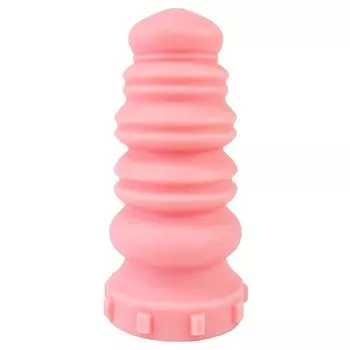 Макарон Анальный Макарон с присоской и акриловый x Розовый Плаг TaRiss s, Форма, Подставка, Силикон, S, 8.5см 20см,