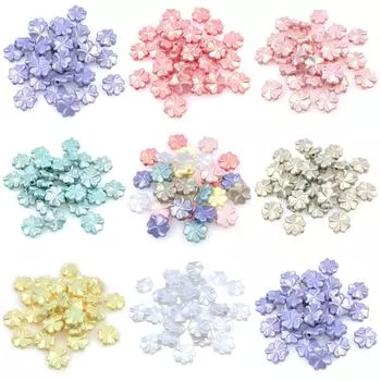 Макарон однотонный цвет 10 шт. ручной работы для изготовления ожерелья, браслета, мода, материал 15 мм, четыре листа, трава, свободные бусины, креативные аксессуары для украшений своими руками синий