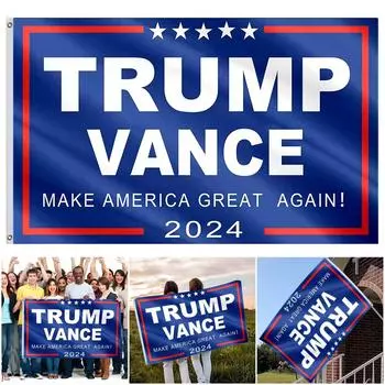 Make America Great Again Banner Polyester Presidential Election Donald Trump Flag Indoor Outdoor Decoration Banner
