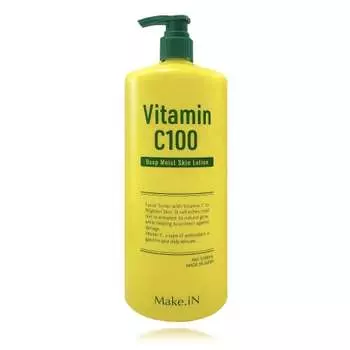 Make.iN Vitamin C 100 Deep Moist Skin Lotion 1000 мл лосьон витаминный лосьон увлажняющий проникновение