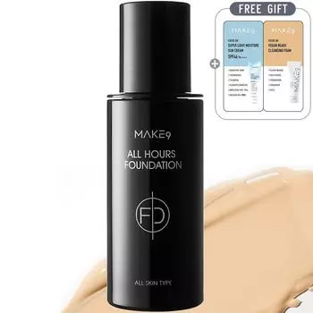 Make Nine Foundation 45ml, No. 2 Natural Warm Vanilla, 1 piece