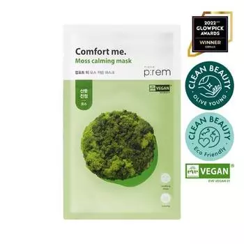 Make Prem Comfort Me Mos Calming Vegan Mask 1 piece,Korean mask pack