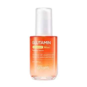 make prem Make Prem Glutamine Antioxidant Glow Serum 50ml Glutathione / Quintuplet Vitamin / Niacinamide / Tranexamic Acid