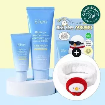 Make Prem Safe Me Amino Refresh Очищающий бальзам 100 мл (2 типа, выберите 1) Cleansing Balm Only