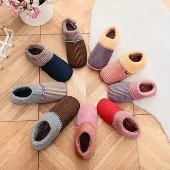 Make your own handmade cotton slippers surface material married women winter cotton shoes help high density sponge slippers work in progress Size 36/37