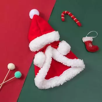 Make Your Pet Look Festive This Christmas: Christmas Pet Costumes For Dogs & Cats S красный