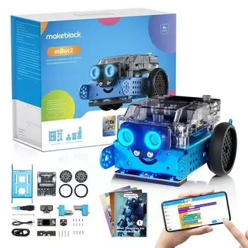 Makeblock mBot2 Программирование робота Кодирование робота для детей Scratch Python Обучение ИИ Робот с поддержкой программирования WiFi IoT Технология ИИ Обучение