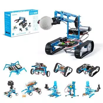 Makeblock mBot Ultimate Robotic Arm STEM Education DIY Robot Kit Совместимость с Arduino C Python Raspberry Pi Scratch Assembly Robot App Remote