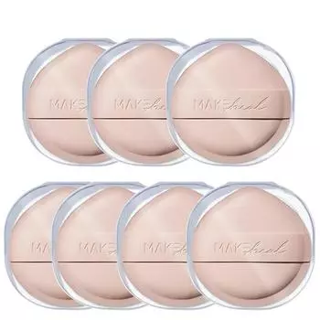 Makeheal Cloud Pangpang Puff Giant Cushion Giant Puff 7 шт. + чехол в комплекте, 1 набор
