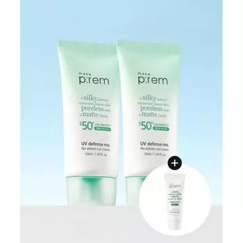 Makeprem [подарок] [2 упаковки] Солнцезащитный крем Uv Defense No Sebum 50 мл NONE