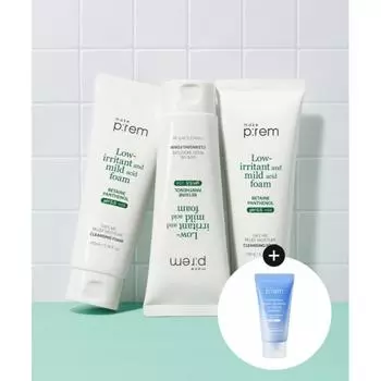 Makeprem Safe Me Relief Увлажняющая очищающая пенка 170 мл 3 упаковки NONE