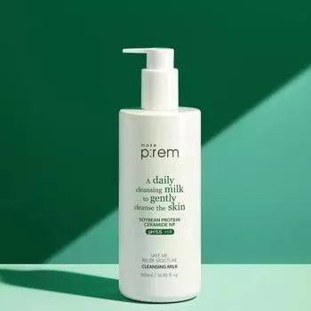 Makeprem Safe Moisture Очищающее молочко 500 мл + (случайный) Солнцезащитный крем 10 мл х 2