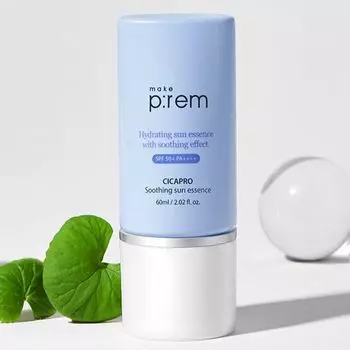 makeprem Успокаивающая солнцезащитная эссенция CICAPRO 60 мл