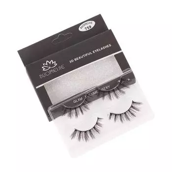 Makeup 3D Faux Mink Thick Natural Fake Eye Lashes Volume False Eyelashes Long чёрный