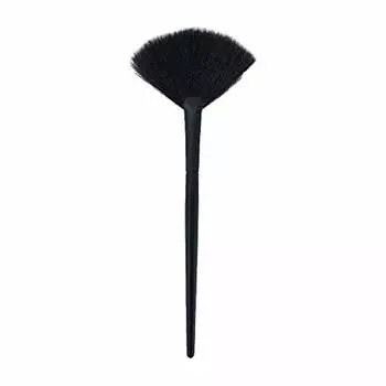 Makeup Brush Kumano Fude Supervised by Mode Gakuen Fan Brush Goat Hair Makeup Brush 1 Piece KMD-10 (x 1)