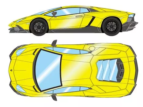 Makeup EIDOLON Lamborghini Aventador Shanghai Motor Show 2013 Giallomaggio Completed Product Resale 1/43 LP720-4 50°Anniversario