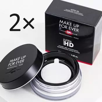 Пудра Makeup Forever ULTRA HD 8,5 г, 2 упаковки, белая