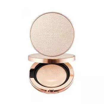 MAKEUP HELPER Art Cushion Pearl Shining 23g [Блеск розы] Moisture Cover #21