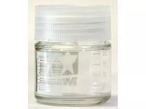 Makeup material 81041 Spare bottle measuring Set of 6 Tamiya (with scale)