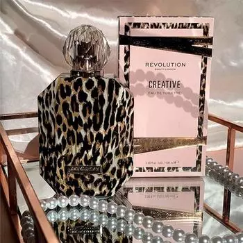 Makeup Revolution Creative EDT Парфюмированная вода для всех мужчин и женщин с ароматами шафрана, жасмина и янтарного дерева 100 ml