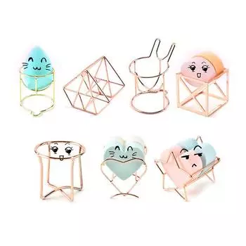 Держатель для спонжа для макияжа Подставка для пуховки для пудры Блендер для хранения Подставка для сушки спонжа Держатель для косметической пуховки