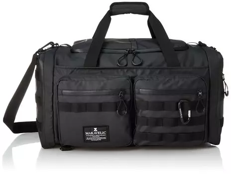 [Макиавеллиевский] Дорожная сумка VARIOUS BOSTON BAG ЧЕРНЫЙ (019)