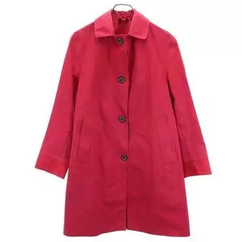 Макинтош Пальто с воротником из нержавеющей стали 32 Красный Ручная работа Женский Б/у