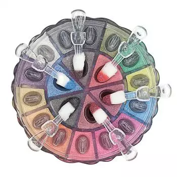 Макияж 20 цветов Тени для век Пудровые тени для век Earth Color Pearlescent Matte Color Eyeshadow Tray 1