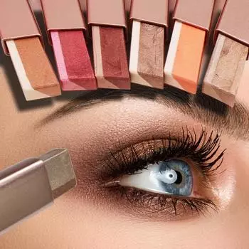 Макияж Бархатные градиентные двухцветные тени для век Lazy Eyeshadow Stick Натуральный жемчуг, стойкие, водостойкие, нелегко размазывать Модифицированные тени для век Студенческий макияж