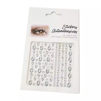 Макияж бриллиантовые глаза лицо фестиваль самодельные драгоценные камни для тела тату клей для ногтей украшения акриловые тени для век наклейки