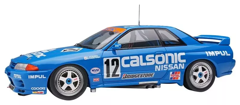 Макияж EIDOLON Calsonic Skyline 300 км 1993 Победитель Готовый продукт EML186 1/18 GT-R Gr.A Hi-land
