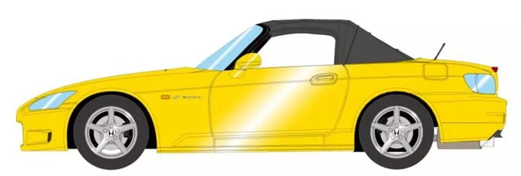 Макияж EIDOLON Honda S2000 1999 Indy Yellow Pearl Готовый продукт 1/43 (АП1)