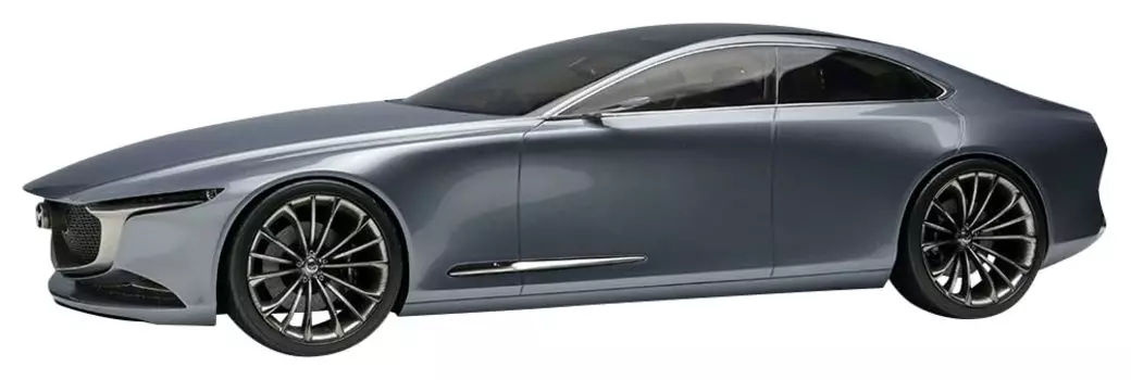 Макияж EIDOLON Mazda 2017 Metallic Grey Готовый продукт 1/18 VISION-COUPE