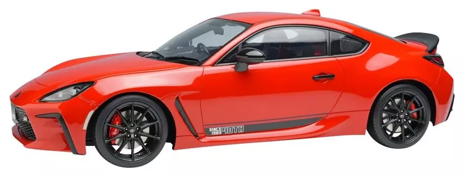Макияж EIDOLON Toyota GR86 40th Anniversary Limited 2023 Spark Red Готовый продукт EML172A 1/18