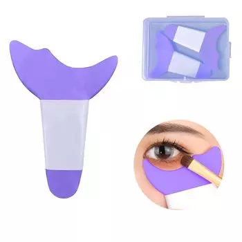 макияж глаз 2 тушь и тени для век поддержка нанесения вспомогательный вспомогательный инструмент для макияжа ресниц Многофункциональный помощник, части, инструмент, подушечка,