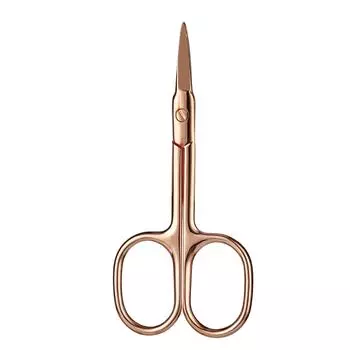 Макияж из нержавеющей стали Beck-Tip из розового золота, стрижка бровей, стрижка волос в носу, брови, борода, маленькие ножницы для омертвевшей кожи серебряный
