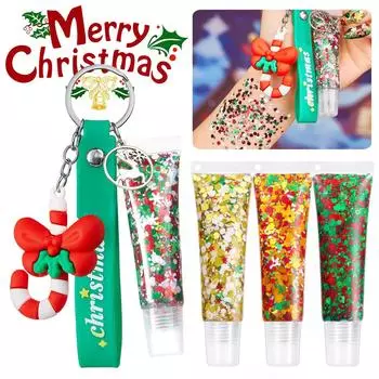 Макияж, рождественские блестки для тела, гель-брелок, подвеска, набор украшений для ногтей своими руками. One Size
