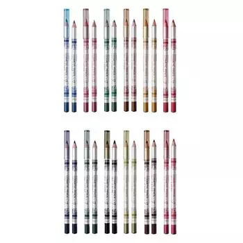 Макияж Тени для век Ручка Блеск для губ Подводка для глаз Карандаш для макияжа Косметический макияж 12 шт./компл. One Size