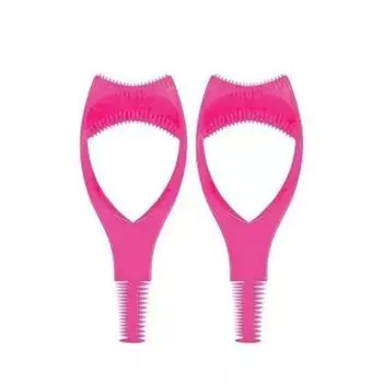 Макияж Тушь для ресниц Shield Guide Guard Eyelash Curling Comb Косметический аппликатор Curve Comb Eyelash Tool 3 в 1 2 шт.