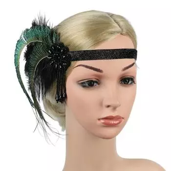 Макияж вечерние головные уборы с перьями аксессуары для волос маскарадная повязка для волос обруч для волос для девочек