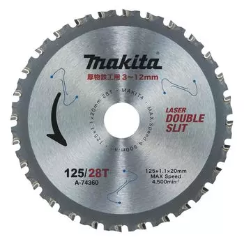 Makita 125 для толстого железа A-74360