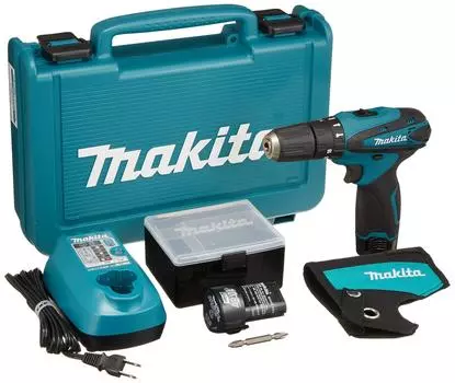 Makita Аккумуляторная вибрационная дрель-шуруповерт с 2 HP330DWX 10,8 В 1,3 Ач