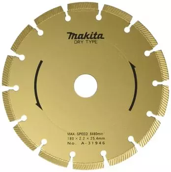 Makita Diamond Wheel Outer Diameter 180mm High Quality A-31946