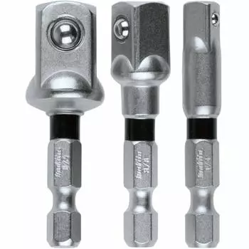Makita Impact square socket adapter set XPS™ 3-piece 2-inch E-01600