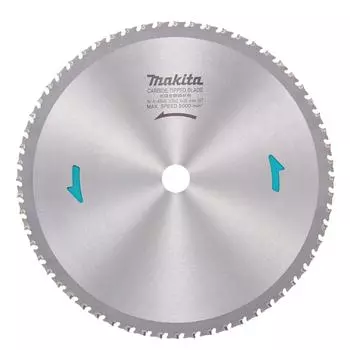 Makita Низкая стружка для мягкой стали, наружный диаметр, количество лезвий, пила 60T, шум, материалы, 305 мм, A-48446
