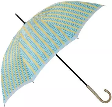 Makita Shoten Stig Lindberg DRAPES желтый x зеленый длинный УФ для солнечной или дождливой скандинавской роскоши Koshu Сделано в Японии + женский зонт, защита,