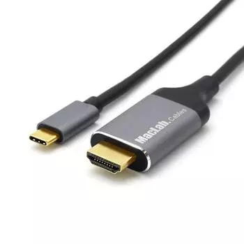 МакЛаб. Кабель-переходник USB Type-C HDMI 3 м Thunderbolt3-4 4K (38402160/60 Гц) Совместимость с HDR 3.0m Совместимость с Apple M1 M2 MacBook Mac Book Pro iM