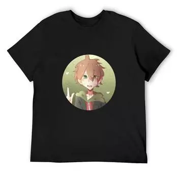 Makoto Naegi Design T-Shirt Graphic T Shirts Vintage Graphic Tee Kawaii Clothes Men Workout Shirt S белый
