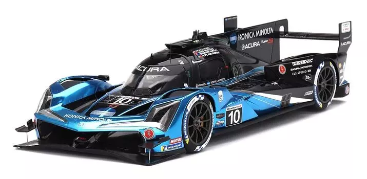 МАКСИМАЛЬНАЯ СКОРОСТЬ Acura GTP IMSA Daytona 24 Hours 2023 2-е место автомобиль Konica Minolta Acura Завершенный продукт 1/18 ARX-06 #10